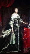 Apres Beaubrun Anne d'Autriche en costume royal Spain oil painting artist